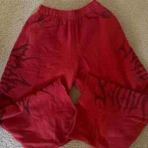 Red Graphic DARC SPORT Sweatpants